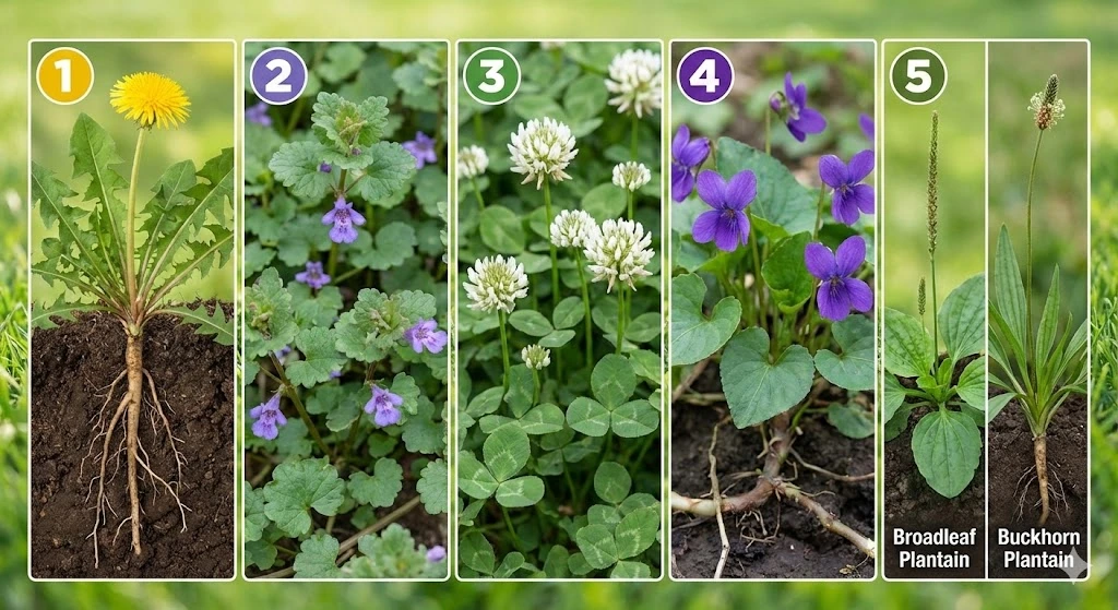 broadleaf weeds identification