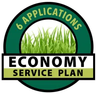 Economy Lawn Control Service Plan Badge Icon